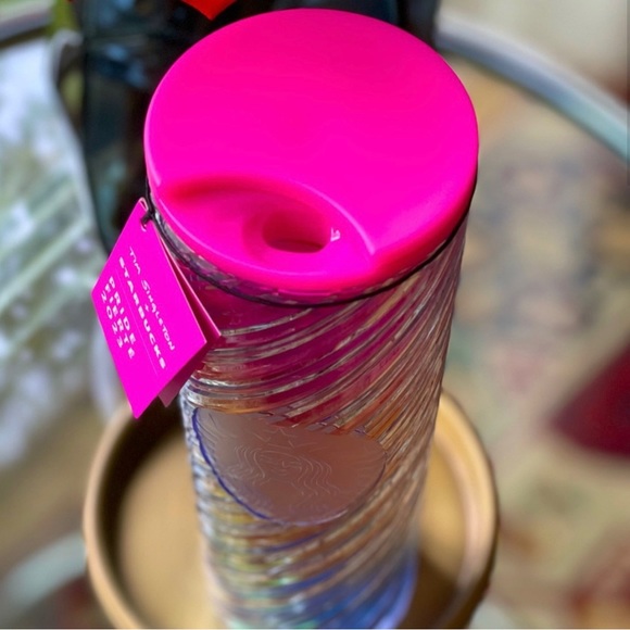 Starbucks Tim Singleton Spiral Cup Swirl Rainbow Pride Hot Cold Tumbler 2023 New - Picture 7 of 14